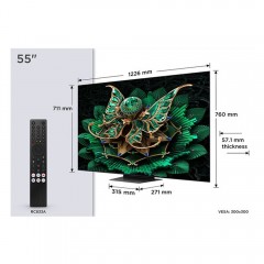 TCL Smart Τηλεόραση 55" 4K UHD Mini LED 55C7K HDR (2025) TCL Smart Τηλεόραση 55" 4K UHD Mini LED 55C7K HDR (2025)